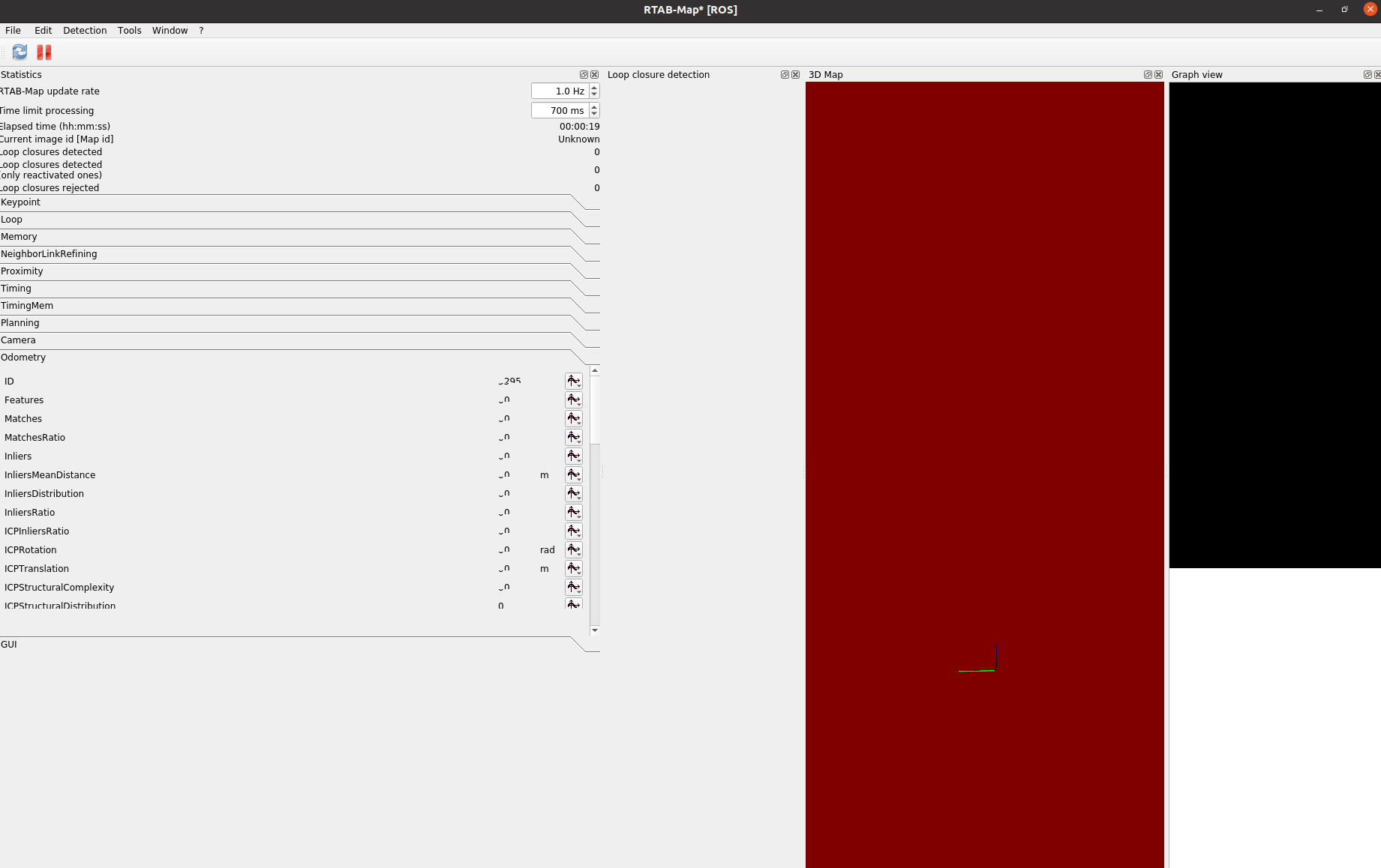 RTABMAP viz with ORBSLAM3