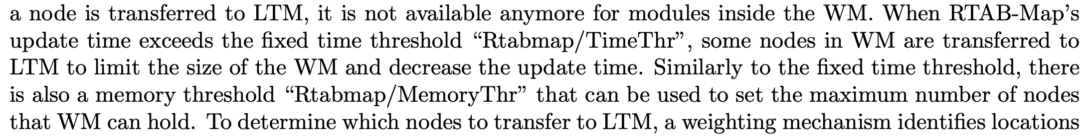 RTAB-Map parameters