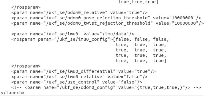 Second part of launch file